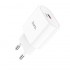 Сетевой адаптер hoco C94A Metro single port PD 20W charger (EU) - Белый Сетевой адаптер hoco C94A Metro single port PD 20W charger (EU) - Белый