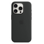 Чехол для Silicone case Magsafe for IP 15 Pro (6.1) - Black