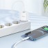 Сетевой адаптер hoco C94A Metro single port PD 20W charger (EU) - Белый Сетевой адаптер hoco C94A Metro single port PD 20W charger (EU) - Белый