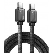 Кабель REMAX Bagcase Series 66W Zinc Alloy Braided Fast Charging Data Cable RC-C159 (T.C to T.C) - Black