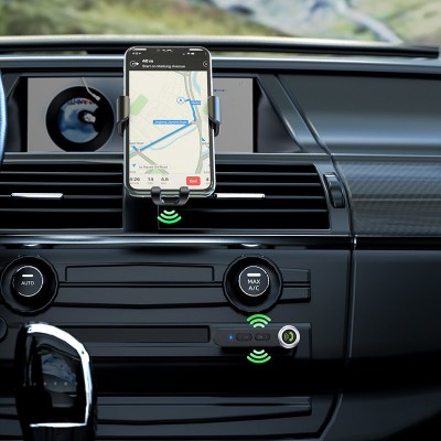 Автомобильный Bluetooth-приемник hoco E58 Magic music car AUX BT receiver - Black Автомобильный Bluetooth-приемник hoco E58 Magic music car AUX BT receiver - Black