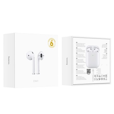 Наушники беспроводные Hoco EW41 True wireless stereo headset - White Наушники беспроводные Hoco EW41 True wireless stereo headset - White