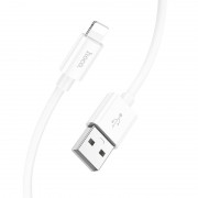 Кабель Hoco X87 Magic silicone charging data cable for iP - White