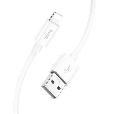 Кабель Hoco X87 Magic silicone charging data cable for iP - White Кабель Hoco X87 Magic silicone charging data cable for iP - White