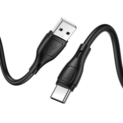 Кабель hoco X61 Ultimate USB - Type-C 3A 1m - Black Кабель hoco X61 Ultimate USB - Type-C 3A 1m - Black