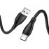 Кабель hoco X61 Ultimate USB - Type-C 3A 1m - Black Кабель hoco X61 Ultimate USB - Type-C 3A 1m - Black