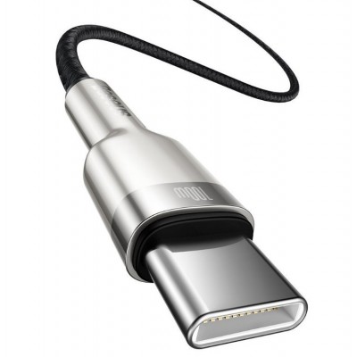 Кабель Baseus Series Metal Type-C to Type-C 100W 2m (CATJK-D01) - Black Кабель Baseus Series Metal Type-C to Type-C 100W 2m (CATJK-D01) - Black