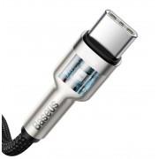 Кабель Baseus Series Metal Type-C to Type-C 100W 2m (CATJK-D01) - Black