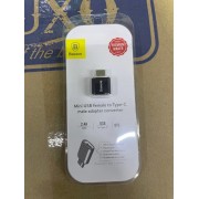 Переходник Baseus USB Female To Type-C Male Adapter Converter (CATOTG-01) - Черный