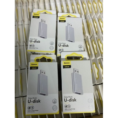 Портативный флэш-накопитель Baseus Enjoy music u-disk (32G) Silver (ACUP-B0S) Портативный флэш-накопитель Baseus Enjoy music u-disk (32G) Silver (ACUP-B0S)