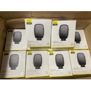 Автомобильный держатель с беспроводной зарядкой Baseus Light Electric Holder Wireless Charger (15W) (WXHW03-01) - Black