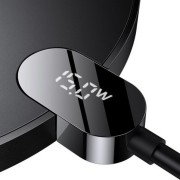 Беспроводная зарядка Baseus Digital LED Display Gen 2 Wireless Charger 15W (CCED000001) - Black