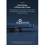 Беспроводная зарядка Baseus Digital LED Display Gen 2 Wireless Charger 15W (CCED000001) - Black