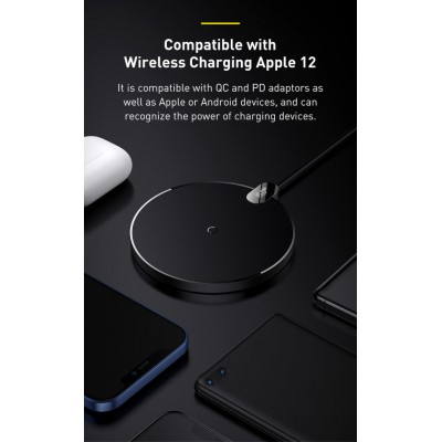 Беспроводная зарядка Baseus Digital LED Display Gen 2 Wireless Charger 15W (CCED000001) - Black Беспроводная зарядка Baseus Digital LED Display Gen 2 Wireless Charger 15W (CCED000001) - Black