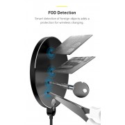 Беспроводная зарядка Baseus Digital LED Display Gen 2 Wireless Charger 15W (CCED000001) - Black