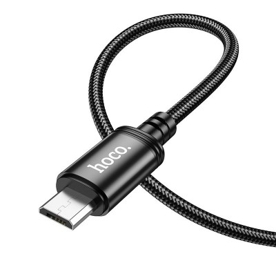 Кабель Hoco X89 Wind charging data cable Micro(packaged) - Black Кабель Hoco X89 Wind charging data cable Micro(packaged) - Black