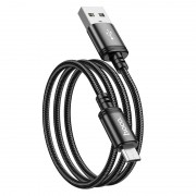 Кабель Hoco X89 Wind charging data cable Micro(packaged) - Black