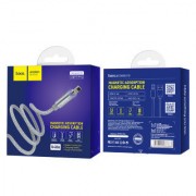 Кабель HOCO U40A magnetic adsorption lightning charging cable - Metal Gray