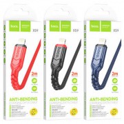 Кабель Hoco X59 victory charging data cable iphone (L=2M) - Blue