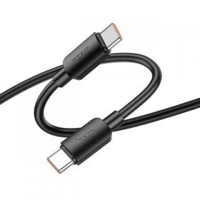 Кабель Hoco X96 hyper 100W fast charging data cable type-c to type-c - Black Кабель Hoco X96 hyper 100W fast charging data cable type-c to type-c - Black
