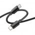 Кабель Hoco X96 hyper 100W fast charging data cable type-c to type-c - Black Кабель Hoco X96 hyper 100W fast charging data cable type-c to type-c - Black