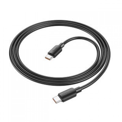 Кабель Hoco X96 hyper 100W fast charging data cable type-c to type-c - Black Кабель Hoco X96 hyper 100W fast charging data cable type-c to type-c - Black