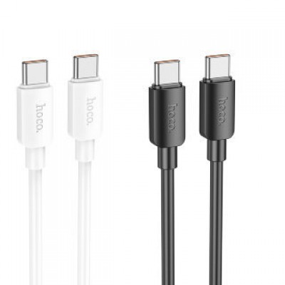 Кабель Hoco X96 hyper 100W fast charging data cable type-c to type-c - Black Кабель Hoco X96 hyper 100W fast charging data cable type-c to type-c - Black