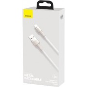 Кабель Baseus Cafule Series Metal Data Cable USB to Type-C 66W 2m - White (CAKF000202)