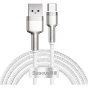 Кабель Baseus Cafule Series Metal Data Cable USB to Type-C 66W 2m - White (CAKF000202)