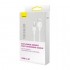 Кабель BASEUS explorer series fast charging cable with smart temperature control USB to IP 2.4a 1m - White (CATS010002) Кабель BASEUS explorer series fast charging cable with smart temperature control USB to IP 2.4a 1m - White (CATS010002)