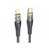 Кабель Hoco U121 Gold standard Transparent discovery edition PD charging data cable IP - Черный Кабель Hoco U121 Gold standard Transparent discovery edition PD charging data cable IP - Черный
