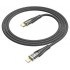 Кабель Hoco U121 Gold standard Transparent discovery edition PD charging data cable IP - Черный Кабель Hoco U121 Gold standard Transparent discovery edition PD charging data cable IP - Черный
