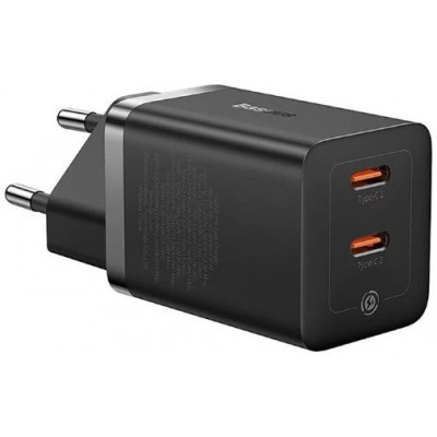 Сетевой адаптер Baseus GaN5 Pro Fast Charger C+C 40W EU (CCGP180101) - Черный Сетевой адаптер Baseus GaN5 Pro Fast Charger C+C 40W EU (CCGP180101) - Черный