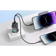 Сетевой адаптер Baseus GaN5 Pro Fast Charger C+C 40W EU (CCGP180101) - Черный