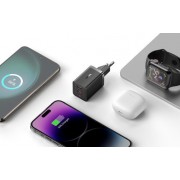 Сетевой адаптер Baseus GaN5 Pro Fast Charger C+C 40W EU (CCGP180101) - Черный