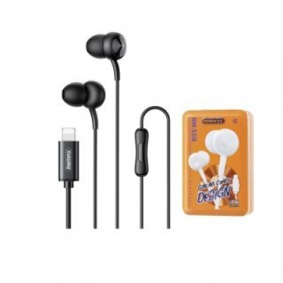 Наушники Remax siley series IPH Wired earphone for music & call RM-510i - White Наушники Remax siley series IPH Wired earphone for music & call RM-510i - White