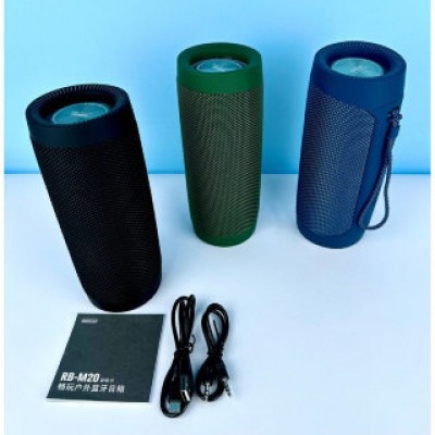 Колонка Remax freejoy series outdoor wireless speaker RB-M20 - Зеленый Колонка Remax freejoy series outdoor wireless speaker RB-M20 - Зеленый