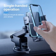 Автодержатель с беспроводной зарядкой Joyroom JR-ZS246 Dual-Coil Wireless Car Charger Holder (Dashboard) - Black