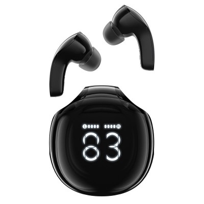 Беспроводные наушники Acefast T9 Crystal (Air) color bluetooth earbuds - Obsidian black Беспроводные наушники Acefast T9 Crystal (Air) color bluetooth earbuds - Obsidian black