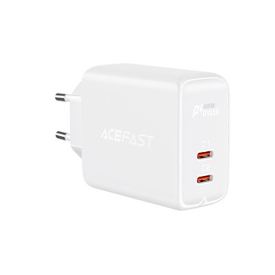 Сетевой адаптер Acefast A9 PD 40W (C+C) - White Сетевой адаптер Acefast A9 PD 40W (C+C) - White