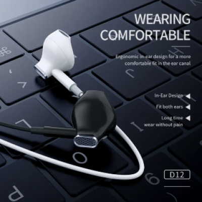 Наушники Celebrat D12 - White Наушники Celebrat D12 - White