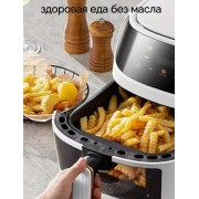 Аэрогриль черный с окошкой OLM-KZF002 QF-605С