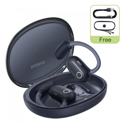 Наушники BASEUS Eli Sport 1 Open-Ear TWS Earbuds - Cosmic Black (A00064400121-00) Наушники BASEUS Eli Sport 1 Open-Ear TWS Earbuds - Cosmic Black (A00064400121-00)
