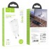 Сетевой адаптер hoco C88A Star round dual port charger (EU) - Белый Сетевой адаптер hoco C88A Star round dual port charger (EU) - Белый