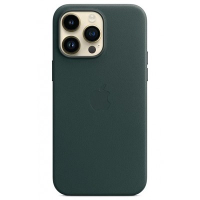Чехол leather case magsafe for iPhone 14 Plus (6.7) - Green Чехол leather case magsafe for iPhone 14 Plus (6.7) - Green