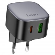Сетевой адаптер Hoco CS32A Rise PD20W+QC3.0 Charger (EU) - Black