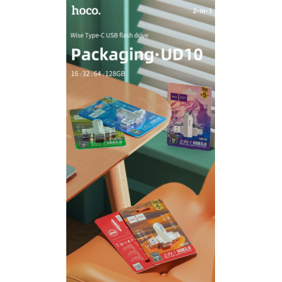 Флеш-накопитель USB 3.0 hoco UD10 64GB Type-C Флеш-накопитель USB 3.0 hoco UD10 64GB Type-C