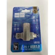 Флеш-накопитель USB 3.0 hoco UD10 64GB Type-C