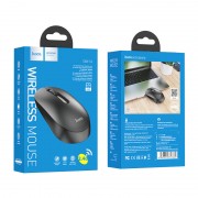 Мышка hoco GM14 Platinum 2.4G business wireless mouse - Black