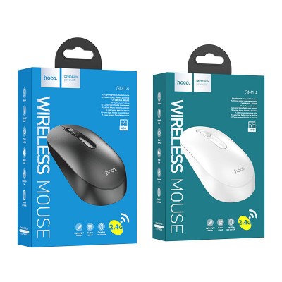 Мышка hoco GM14 Platinum 2.4G business wireless mouse - Black Мышка hoco GM14 Platinum 2.4G business wireless mouse - Black